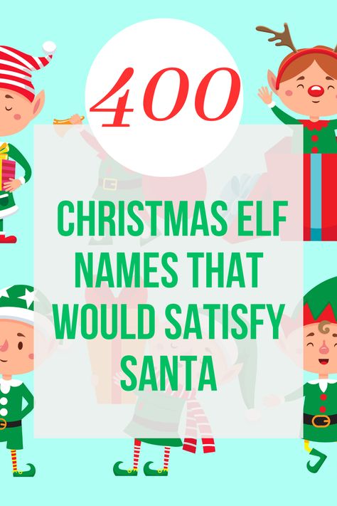 Step into Santa's workshop with a delightful list of over 200 Christmas elf names! 🎄🧝‍♂️ From whimsical and charming to clever and quirky, find the perfect name that Santa himself would approve of. Ideal for adding a touch of magic to your holiday stories, games, or crafts. Whether you’re naming an elf on the shelf or just sparking festive joy, our extensive collection has a name for every elf personality. #ChristmasElfNames #HolidayMagic 🎅✨ Click to explore and pick the perfect elf name! Elf On The Shelf Names Girl, Elf On The Shelf Names, Christmas Elf Names, Polar Express Movie, Arthur Christmas, Elf Names, Chirstmas Decor, Reindeer Names, Elf Characters