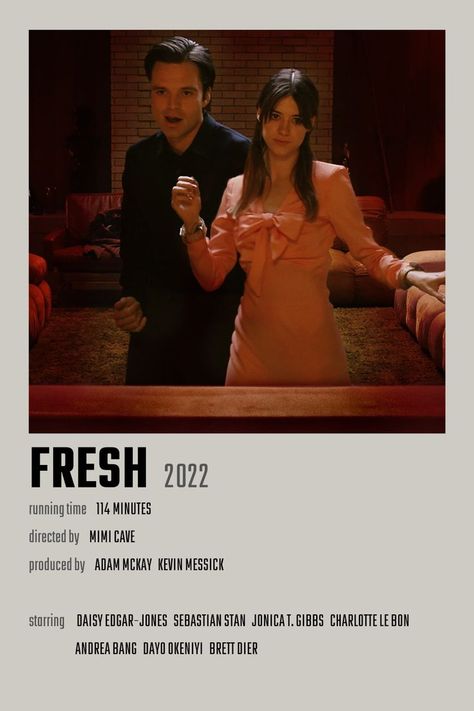 Fresh Movie Poster, Fresh 2022, Romcom Movies, Fresh Movie, Halloween Movie Night, Movie Card, Girly Movies, Great Movies To Watch, Movie Poster Wall