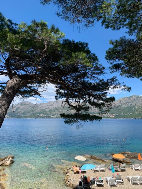 Cavtat, croatia Croatia Cavtat, Cavtat Croatia, Mediterranean Aesthetic, 2024 Travel, Aesthetic 2024, Summer Trip, Summer 24, Vacation Places, Summer Photos