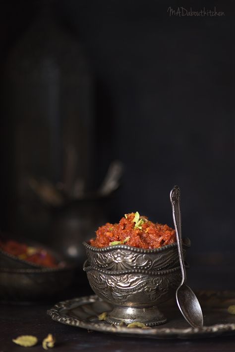 Gajar Halwa Photography, Gajar Ka Halwa Photography, Halwa Photography, Easy Indian Dessert Recipes, Sweets Photography, Gajar Halwa, Easy Indian Dessert, Carrot Pudding, Rustic Food Photography