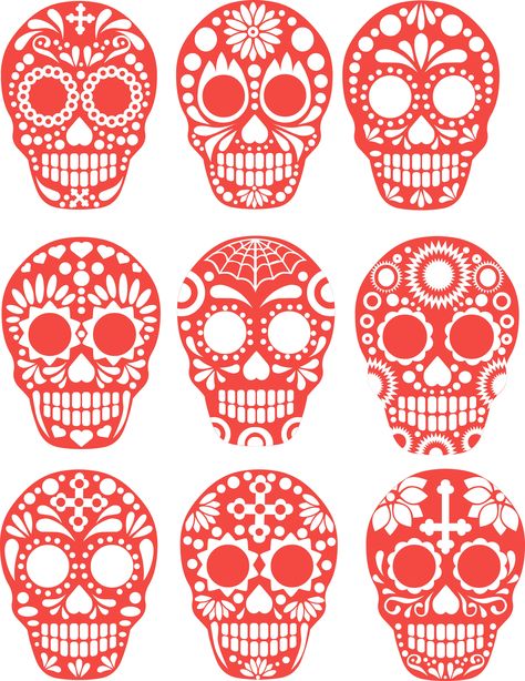 Sugar Skull Images, Skull Images, Skull Stencil, Den Mrtvých, Skull Sketch, Mexican Sugar Skull, Mexican Party Theme, Mexican Holiday, Posca Art