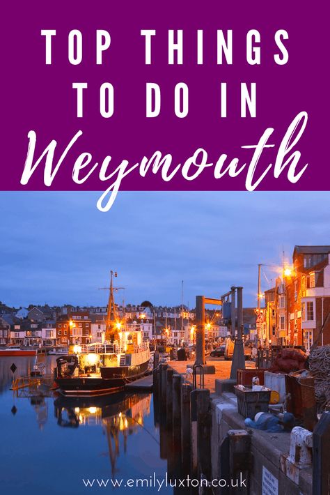 Things to do in Weymouth, UK if you only have one day - written by a born and bred Weymouth local! Perfect if you're visiting on a cruise layover and don't have long to discover the area! #weymouth #uktravel #england Weymouth Harbour, Weymouth Beach, British Isles Cruise, British Seaside, Jurassic Coast, One Day Trip, Seaside Towns, Local Guide, Uk Travel