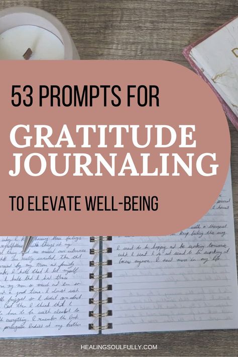 Unlock the secrets to a happier, more fulfilling life with our curated list of 53 gratitude journaling prompts. Embrace abundance, cultivate positivity, and transform your mindset! Journal Ideas Aesthetic Prompts, Diy Gratitude Journal Ideas, Partner Journal Prompts, Gratitude Prompts Journals, Spirtual Journaling Aesthetic, Life Journal Ideas, Therapy Journaling Layout, Bujo Prompts, Good Notes Daily Planner