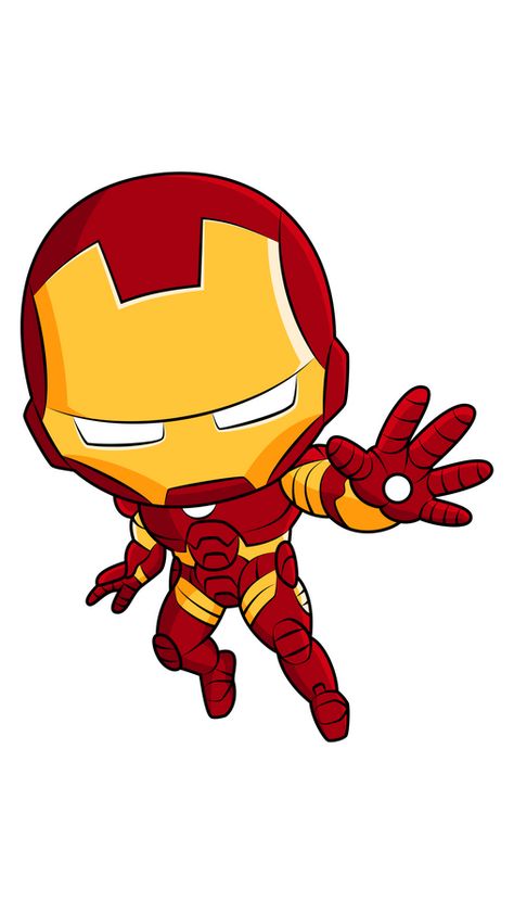 Iron Man Chibi, Chibi Superhero, Iron Man Cartoon, Iron Man Drawing, Comics Poster, Baby Marvel, Superhero Nursery, Chibi Marvel, Avengers Cartoon