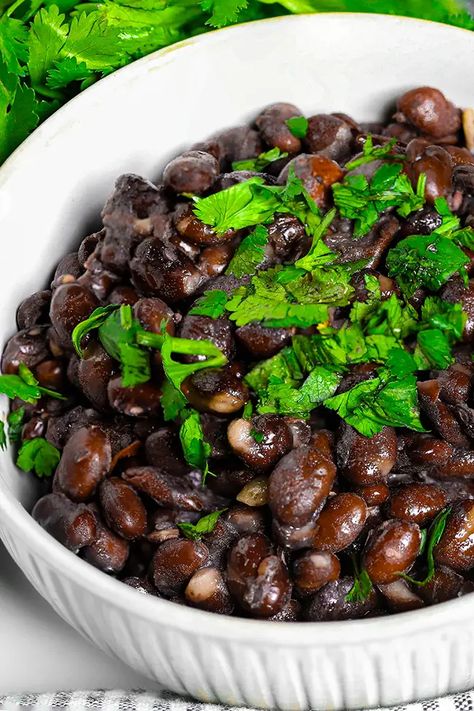 Instant Pot Black Beans - Easy and Flavorful Recipe Instant Pot Black Beans Soaked, Instant Pot Black Beans No Soak, Instapot Black Beans, Black Bean Instant Pot, Black Beans Instant Pot, Pressure Cooker Black Beans, Spicy Black Beans, Instant Pot Black Beans, Cuban Black Beans