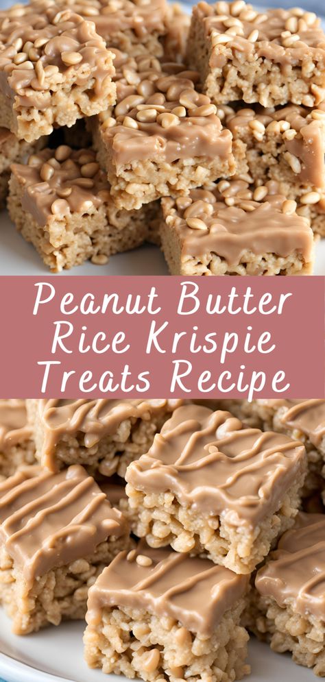 Peanut Butter Rice Krispie Treats Recipe, Peanut Butter Rice Crispy Treats, Peanut Rice, Peanut Butter Rice Crispies, Rice Krispie Treats Recipe, Peanut Butter Rice Krispie Treats, Rice Crispy Treats Recipe, Peanut Butter Rice Krispies, Thanksgiving Desserts Kids