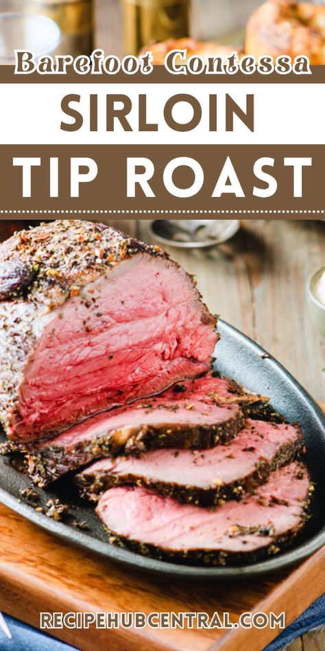 Cooking a sirloin tip roast is not scary. The Barefoot Contessa Sirloin Tip Roast Recipe has tasty ingredients and simple steps. Tip Roast, Sirloin Tip Roast, Sirloin Tips, Roast Recipe, Roast Recipes, Beef Dishes, Roast Beef, Cooking Techniques, Meat Dishes