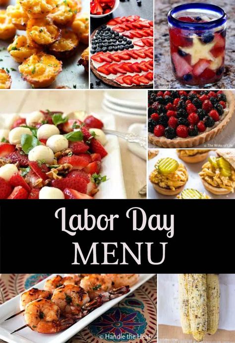 Labor Day Bbq Menu Ideas, Labor Day Breakfast Ideas, Labor Day Bbq Food, Labor Day Appetizer Ideas, Labor Day Meal Ideas, Labor Day Dinner Ideas, Labor Day Bbq Ideas, Labor Day Party Ideas Food, Labor Day Menu Ideas