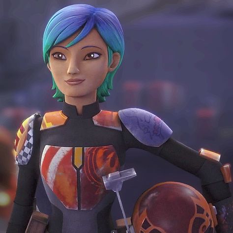 Sabine Wren Wallpaper, Sabine Wren Fanart, Star Wars Sabine Wren, Riyo Chuchi, Star Wars Pfp, Star Wars Icon, Pfp Fanart, Sw Rebels, Sabine Wren