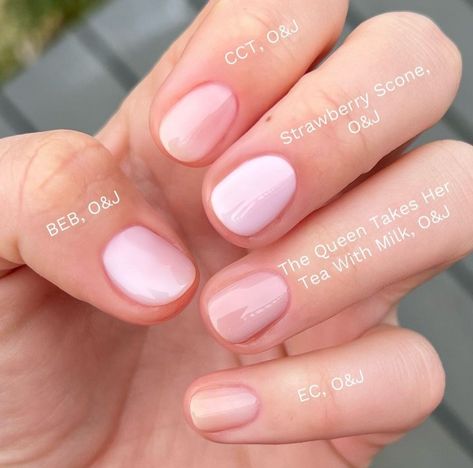 Bare My Soul, Tea With Milk, Sheer Nails, Acrylic Nails At Home, Short Gel Nails, Olive And June, Hair Skin Nails, Neutral Nails, Cute Nail Designs