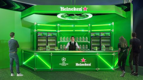 2022_HNK EVENT on Behance Bar Booth, Beer Event, Beer Stand, Beauty Room Salon, Pop Up Bar, Beer Pub, Bar Set Up, Beer Bar, Stand Design