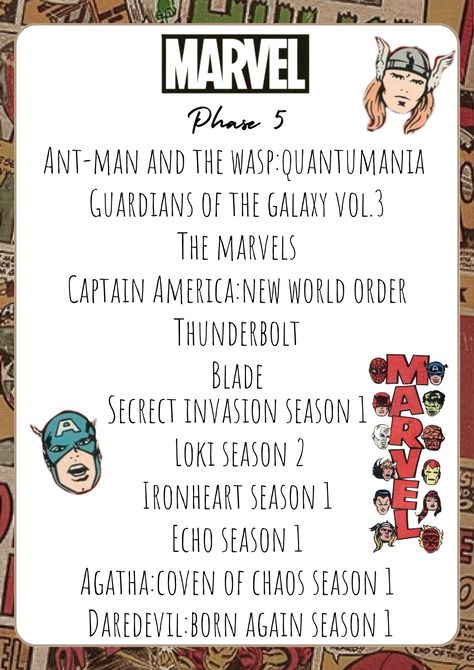 Marvel Movies List, Marvel Phases, Marvel Movie, Marvel Captain America, Movie List, Coven, Marvel Movies, Guardians Of The Galaxy, Captain America