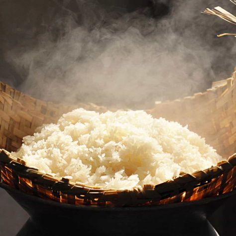 The New BEST Way to Cook Sticky Rice Thai Sweet Rice, Japanese Sticky Rice, Hot Thai Kitchen, Sweet Red Bean Paste, Thai Kitchen, Mango Sticky Rice, Sweet Rice, Glutinous Rice Flour, Thai Cooking