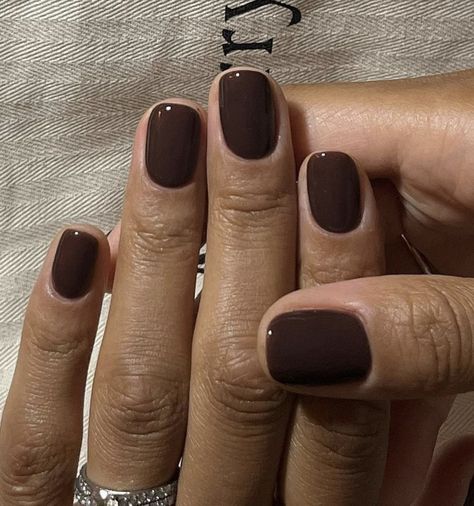 Popular Nail Colors, Brown Nail Polish, Brown Nails Design, Nagellack Trends, Fall Nail Trends, Subtle Nails, Nagel Tips, Smink Inspiration, Makijaż Smokey Eye