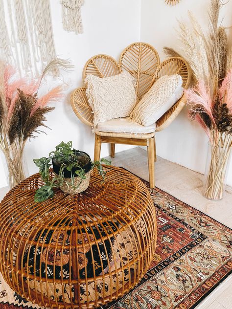 Rattan Peacock Chair, Rattan Stool, Bohemian Farmhouse, Rattan Side Table, Rattan Mirror, Rattan Coffee Table, Teak Chairs, Johor Bahru, Rattan Sofa