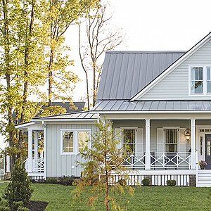 Lowcountry House, Lowcountry House Plans, Kentucky Farmhouse, Historic House Plans, One Level House Plans, Painting Shutters, Three Bedroom House Plan, Exposed Rafters, Clapboard Siding