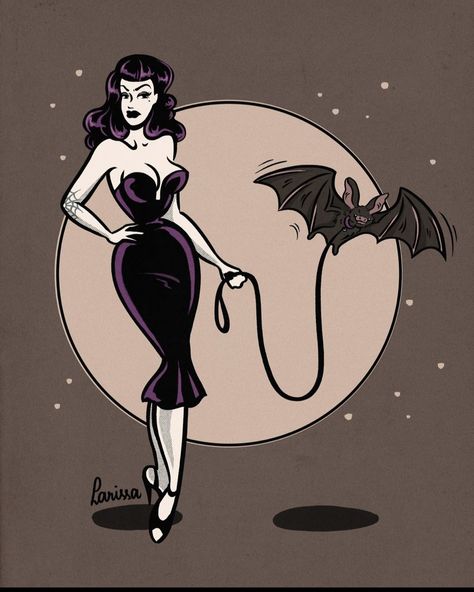 Halloween Pin Up, Halloween Queen, Pin Up Tattoos, Vintage Comic Books, Halloween Drawings, Halloween Tattoos, Pulp Art, Vintage Horror, Pin Up Art