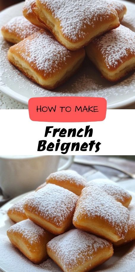 Classic French Beignets Recipe: Taste of Paris at Home Recreate the magic of Paris with this Classic French Beignets recipe. Perfect for breakfast or a sweet snack, these light and airy fried dough treats are dusted with powdered sugar for a truly delightful indulgence. Follow our simple steps to bring a beloved French classic to your kitchen today! Beignet Dipping Sauce Recipe, French Candy Recipes, Fry Bread Breakfast, French Donuts Recipe, Yeast Pastry Recipes, Easy Pastry Ideas, Classic French Dessert Recipes, French Beniegts, Gallette Recipe French