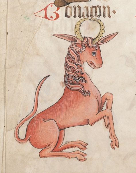 Medieval Bestiary, Medieval Drawings, Medieval Artwork, Illustrated Manuscript, Monster Illustration, Mythical Animal, Medieval Manuscript, Christian Symbols, Monster Concept Art