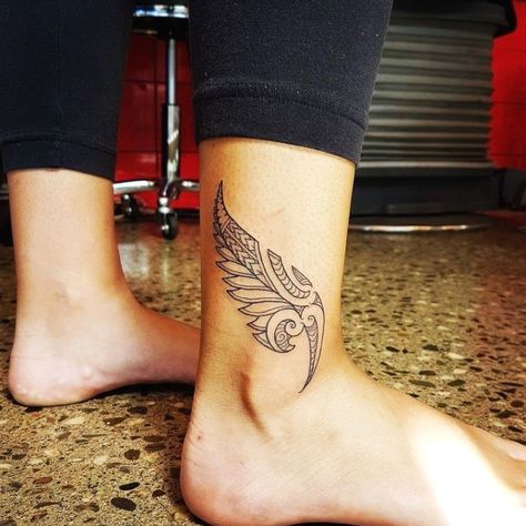 Tongan Tattoo, Silver Tattoo, Tattoo Ankle, New Zealand Tattoo, Fern Tattoo, Maori Tattoos, Maori Tattoo Designs, Samoan Tattoo, Thai Tattoo