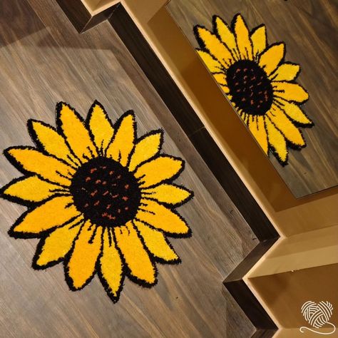 Brighten up any space at your home, with our handcrafted, nature inspired- SUNFLOWER RUG🌻✨ Perfect for cozy corners or statement decor pieces🧶💖 Size: 2 x 2 ft (60cm dia) Available in stock and ready to ship DM to place your order and customize in your preferred size and color! 💌 #handmadewithlove #customizedrugs #kazarihomes #rugsindia #smallbusinesslaunch #rugmaking #tufting #imakerugs #trendingreels #exlorepage Sunflower Rug, Statement Decor, Decor Pieces, Cozy Corner, Rug Making, Nature Inspired, Nature Inspiration, Sunflower, Product Launch