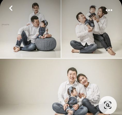 3 Family Photo Shoot Studio, Family Photo Ideas In Studio, Family Picture Ideas Studio, Family Birthday Photoshoot Ideas, Family Studio Photoshoot Ideas, Studio Family Portraits With Baby, Family Of 3 Photoshoot Poses, Family Of 3 Photo Ideas Studio, Family Of 3 Photoshoot Studio