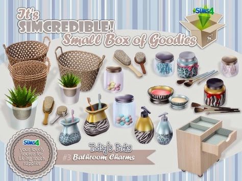 My Sims 4 Blog: Objects - Clutter - Bathroom Sims 4 Cc Kids Clothing, The Sims 4 Pc, Sims 4 Clutter, Sims 4 Cc Shoes, Sims 4 Cc Makeup, Sims 4 Cc Skin, Sims Four, Sims4 Clothes, Sims 4 Update