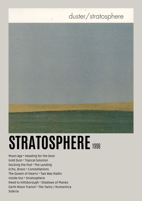 Stratosphere by duster album poster Duster Stratosphere, Minimalist Music, Music Poster Ideas, Music Poster Design, Band Wallpapers, Music Album Cover, Mood Songs, Poster Pictures, Music Wall