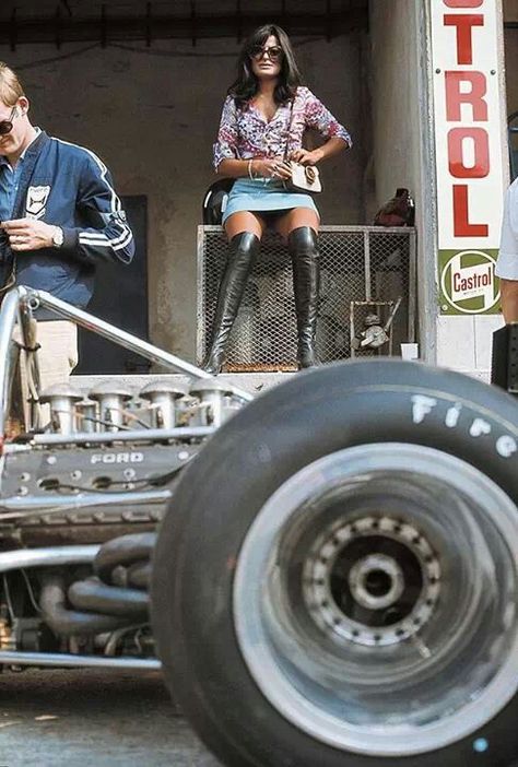 Italy, 69.... Car Wheels Diy, Classic Race Cars, Formula Uno, Gilles Villeneuve, Car Wheels Rims, Classic Racing Cars, Motorsport Photography, Grid Girls, Vintage Race Car