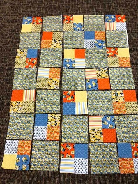 Easy Quilt Patterns Twin Size, Fast Four Patch Quilt, Easy Pieced Quilts, Charm Pack Throw Quilt Pattern, Free Easy Quilt Patterns Printables, Easy Twin Size Quilts For Beginners, Beginner Twin Quilt Pattern, Charm Pack Projects Ideas, Five Inch Square Quilt Patterns