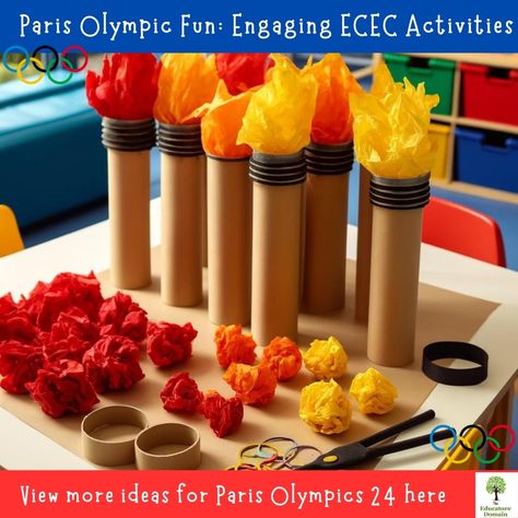 🇫🇷🎉 𝐎𝐥𝐲𝐦𝐩𝐢𝐜 𝐅𝐮𝐧 🎉🇫🇷 Olympics Eyfs Activities, Kids Olympics Activities, Olympic Activities Preschool, Olympic Games Activities For Toddlers, Olympic Games For Toddlers, Olympic Crafts For Toddlers, Preschool Olympics Theme, Olympic Activities, Olympics Preschool Theme