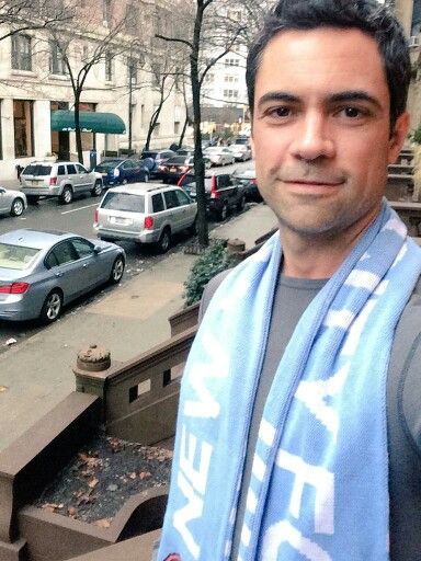 Danny's selfie for the NYCFC opener at Yankee Stadium. Gilles Marini, Gary Dourdan, Gaspard Ulliel, Danny Pino, Thomas Gibson, Neil Patrick Harris, Luke Perry, Brendan Fraser, Rob Lowe