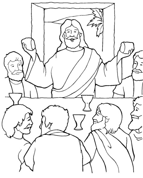 Last Supper Coloring Page, Coloring Worksheets For Kindergarten, Jesus In The Temple, Jesus Coloring Pages, Sunday School Coloring Pages, Childrens Sermons, Bible Story Crafts, Coloring Pages Inspirational, School Coloring Pages