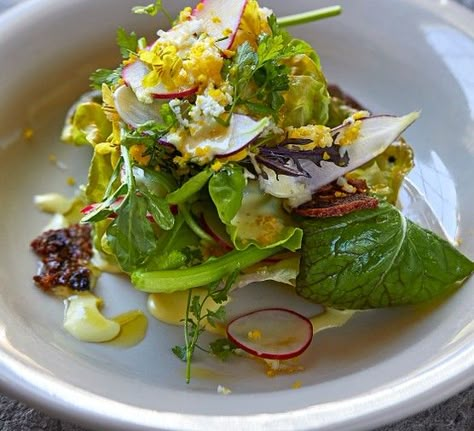 Gastronomic Food, Appetizer Salad, Gourmet Salad, Bistro Food, Weekday Meals, Caesar Dressing, Summer Salad Recipes, Private Chef, Salad Side Dishes