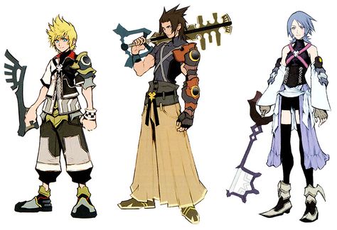 Kingdom Hearts: Birth by Sleep - Heroes Concept Nomura Art, Terra Kingdom Hearts, Kingdom Hearts Birth By Sleep, Sleep Art, Birth By Sleep, Chain Of Memories, Kh 3, Tetsuya Nomura, Kingdom Hearts Characters