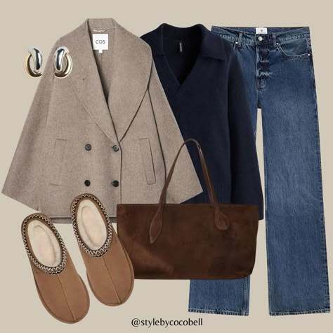 This is the kind of coat you can wear season after season! Timeless, chic, and versatile — whether you’re pairing it with denim and cozy knits or adding a pop of burgundy for a bold look, this pea coat has you covered 🤎 Which outfit would you wear? 🛟 Follow & save this post for future outfit inspiration! Comment SHOP below to receive a DM with the link to shop these outfits on my LTK. Or shop the look through ‘September’ highlights 🍁 #ootd #ootddaily #styledaily #designerbags #onlinesty... Pea Coat Outfit, Aesthetic Lookbook, Ugg Outfits, Rich Outfits, Minimalist Shopping, Winter Closet, Trend 2024, Twill Trousers, Timeless Chic