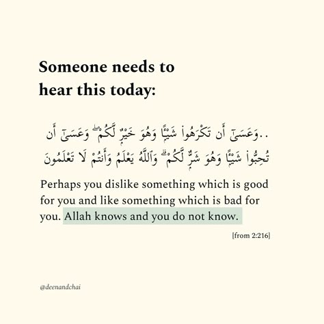 2:216 Quran, Sabr Quran Quotes, Short Quran Verses, Trust Allah Quotes, Verse Quran, Quran Reminder, Comfort Verses, Quran Sayings, Way To Jannah