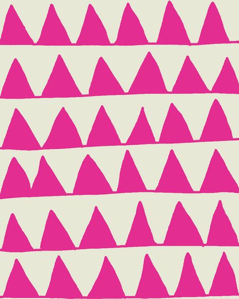 Fine Art Print.  Pink Triangles.  August 3, 2011. Pink Triangle, Triangle Print, Printed Backgrounds, Print Inspiration, Pattern Play, Pink Art, Print Pink, Art Business, Pattern Illustration