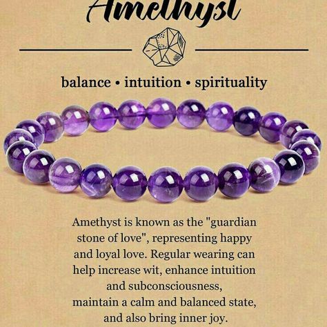 Crystal Therapy Healing, Amethyst Crystal Bracelet, Therapy Healing, Inner Joy, Crystal Therapy, Amethyst Bracelet, Healing Bracelets, Crystal Bracelet, Amethyst Crystal