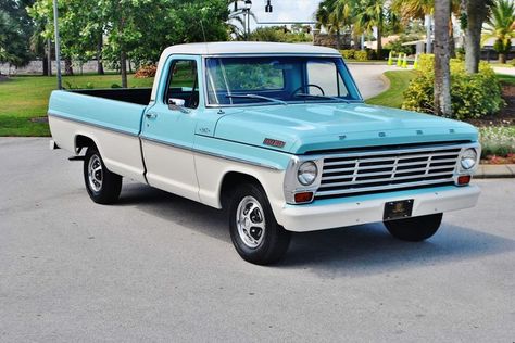 1967-390, three on the tree 80s Chevy Truck, Old Chevy Pickups, Vintage Chevy Trucks, Trucks Ford, Ford Model T, Old Ford Trucks, Classic Ford Trucks, Old Pickup Trucks, Jacked Up Trucks