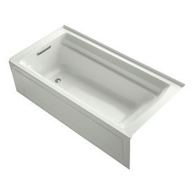 Kohler Archer 72-In Dune Acrylic Rectangular Reversible Drain Alcove Bathtub 1124-Vbla-Ny Master Bath Suite, Alcove Tub, Bathtub Repair, House Plumbing, Air Bathtub, House Finishes, Jetted Bath Tubs, Copper Bathtubs, Best Bathtubs