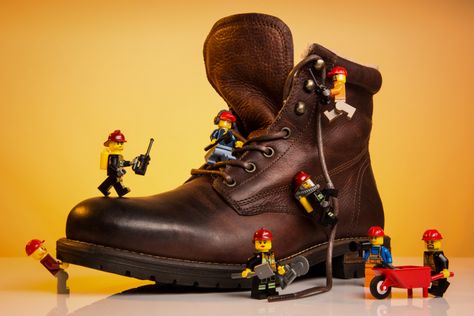 Lego Product Photography, Lego Still Life Photography, Toy Photography Ideas, Lego Photography Ideas, Toy Product Photography, Outdoor Product Photography, College Photography, Narrative Photography, Aldo Boots