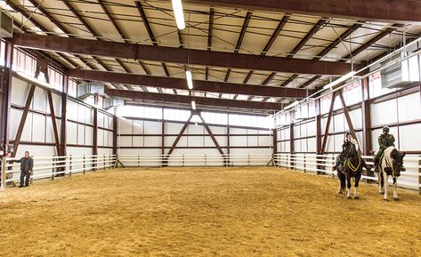 Indoor Horse Riding Arena, Horse Riding Arena, Therapeutic Riding, Sand Floor, Riding Arena, Ocean Projects, Horse Arena, Indoor Arena, Riding Arenas