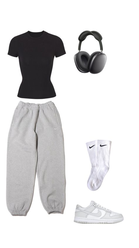 Gymwear Outfits, Simple Outfits For School, Cute Outfits With Leggings, Cute Nike Outfits, Outfit Inspo Casual, Casual Preppy Outfits, Trendy Outfits For Teens, Cute Lazy Day Outfits, Lazy Outfits