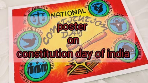 Poster On Indian Constitution, Rangoli On Indian Constitution, Constitution Day Rangoli, Constitution Day Drawings, Poster On Constitution Day Of India, Indian Constitution Drawing, Constitution Of India Poster Drawing, Constitution Day Poster Drawing, Indian Constitution Poster