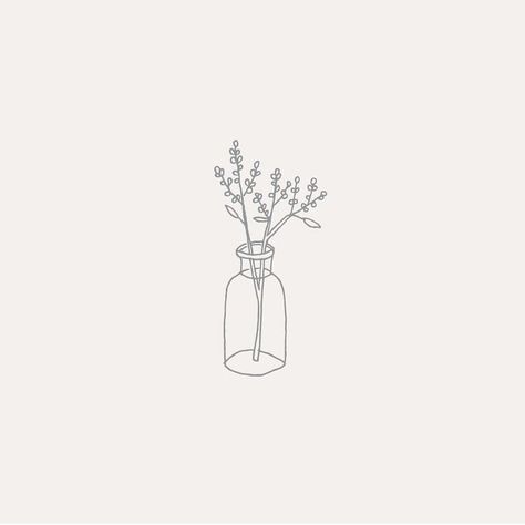 Floral vase illustration Draw Plants, Drawing Plants, Eggnog Cookies, Dibujo Simple, Plants Leaves, Illustration Simple, Art Sketches Doodles, Minimalist Drawing, Leaf Drawing