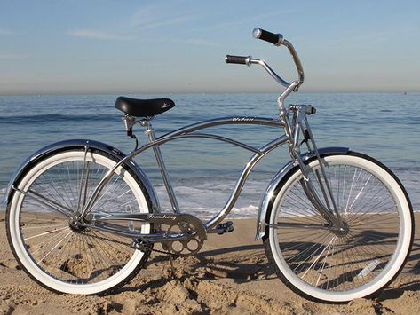 Firmstrong Single Speed Men's 26 Inch Beach Cruiser Bike Black Chrome | Beachbikes Beach Cruiser Bicycle, Cruiser Bikes, Beach Cruiser Bike, Single Speed Bike, Beach Cruiser Bikes, Power Bike, Bike Ideas, Cruiser Bicycle, Speed Bike