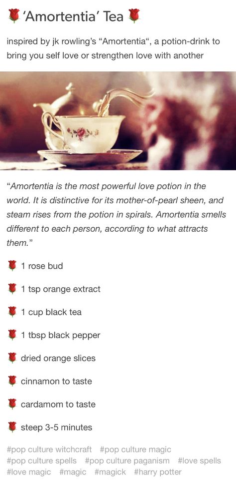 Recipes From Practical Magic, Tea Magick Witchcraft Stirring, Tea Recipes Witchcraft, Witchy Tea Recipes, Drinkable Potions Witchcraft, Kitchen Witch Recipes Dinners, Practical Magic Recipes, Weekday Magick, Wiccan Potions