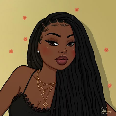 ♡ A N D R € A ♡ on Instagram: “Fille avec des locks ✨ . . . #draw #drawing🎨 #digitalart #digital #art #artist #darkskin” Draw Drawing, Art Artist, Digital Art, Hair, On Instagram, Instagram, Black, Art