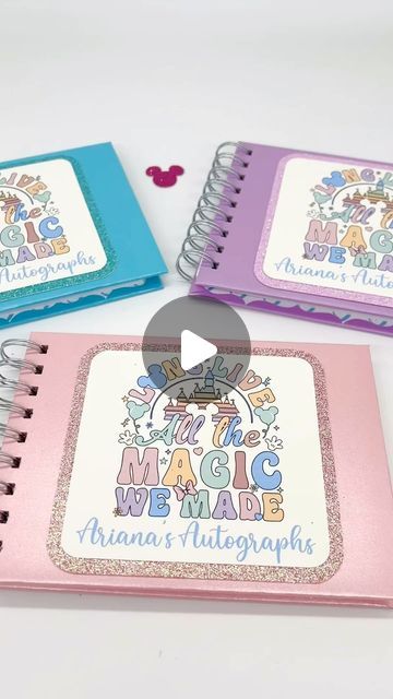 Minnie&Daisy Studio on Instagram: "Long live all the magic you’ll make on your next Disney trip with these sparkling autograph books. Link in bio to my Etsy shop 💕 🫶🏻 🏰" Disney Autograph Book, Disney Autograph, Autograph Book Disney, Autograph Book, Autograph Books, Disney Vacation, Disney Trip, Long Live, Disney Vacations